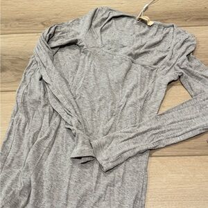 Gray Long Skims Like Dress